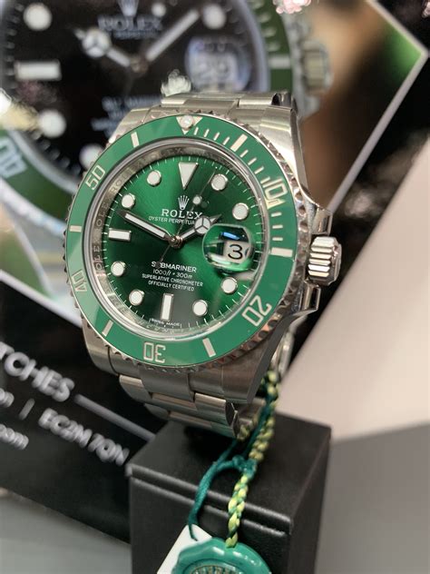 rolex hulk arrêt production|rolex hulk submariner green.